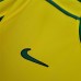 Brazil 1998 World Cup Home Yellow Soccer Jersey